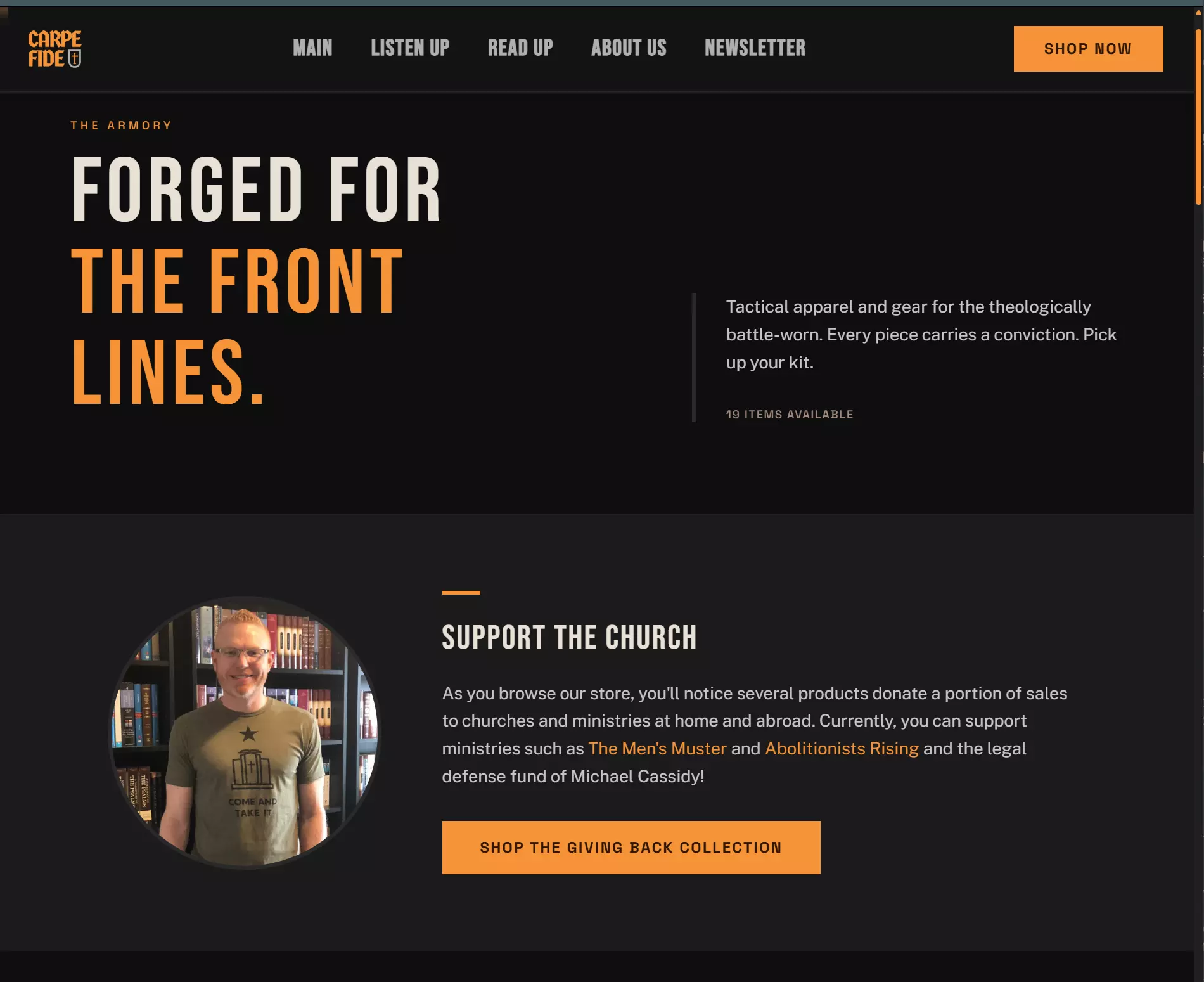 Carpe Fide — The Armory Store