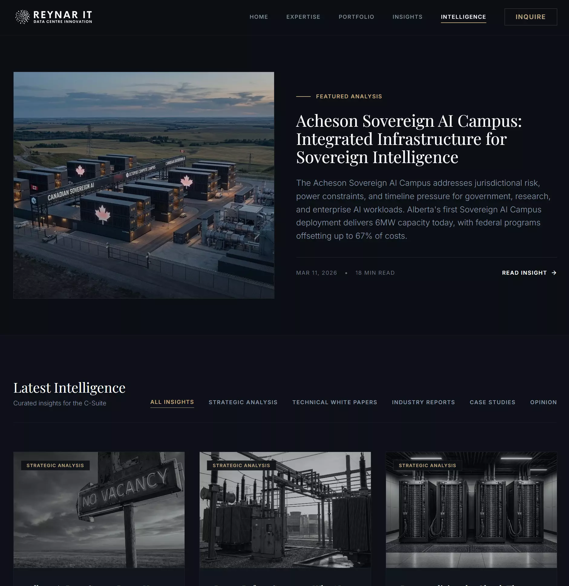 Reynar IT — Intelligence Hub